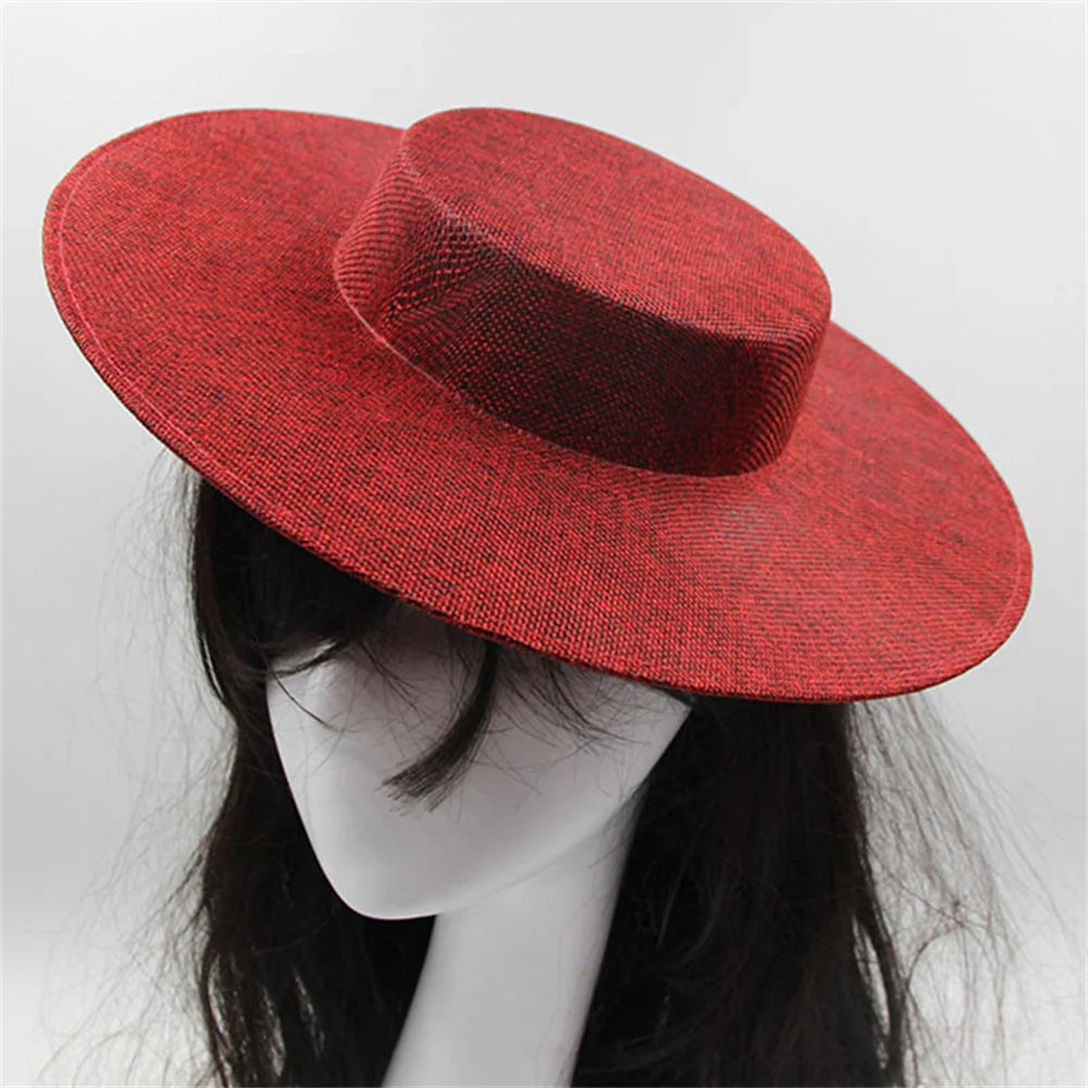 31CM Marron Pillbox Fascinator Base – DIY Wedding Millinery Hat