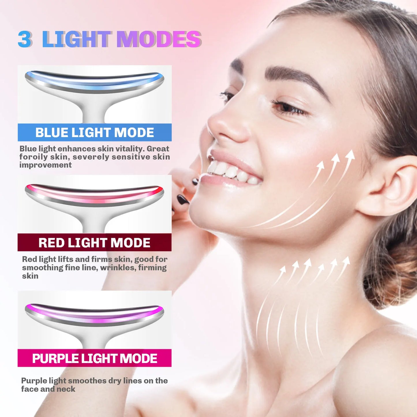 Face and Neck massage tool, suitable for lifting, tightening, and removing wrinkles. Perfect for men and women. Trending Products, Beauty intrument, Summer Gift