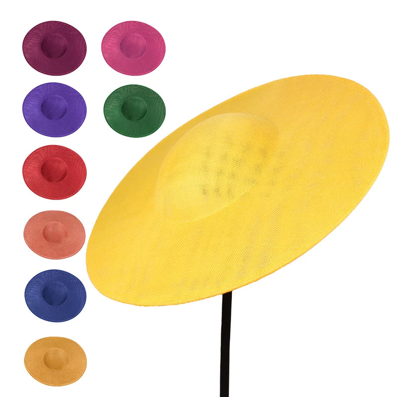 40CM Imitation Linen Fascinator Base – DIY Millinery Hat