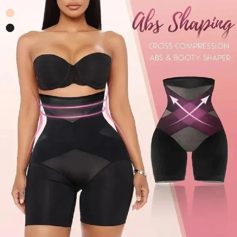 All Day Every Day Cross Compression High Waisted Shaper Abs Booty Shaper Women Butt Lifter Shaping Pants for Postpartum Abdomen