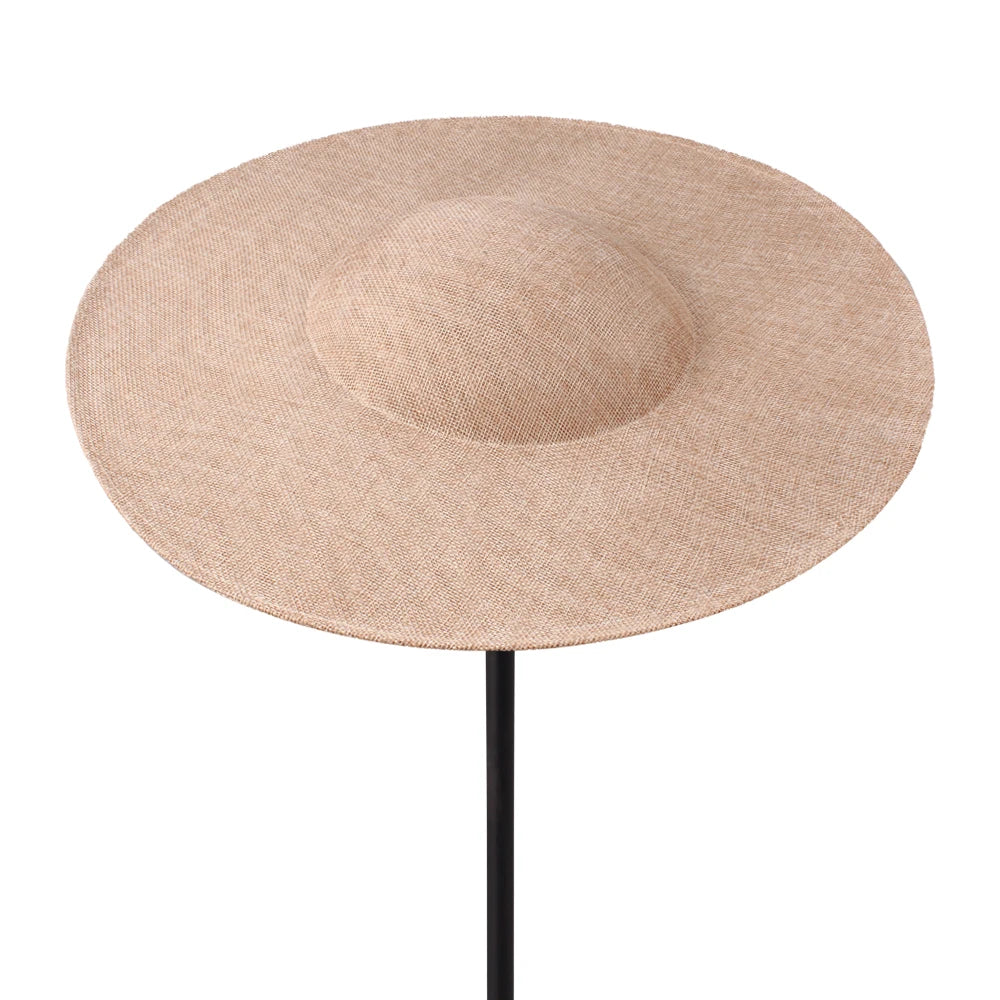 40CM Imitation Linen Fascinator Base – DIY Millinery Hat