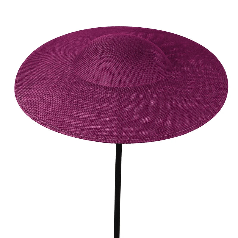 40CM Imitation Linen Fascinator Base – DIY Millinery Hat