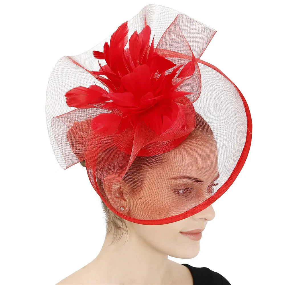 Fascinator Hat for Women – Elegant Wedding & Party Headwear