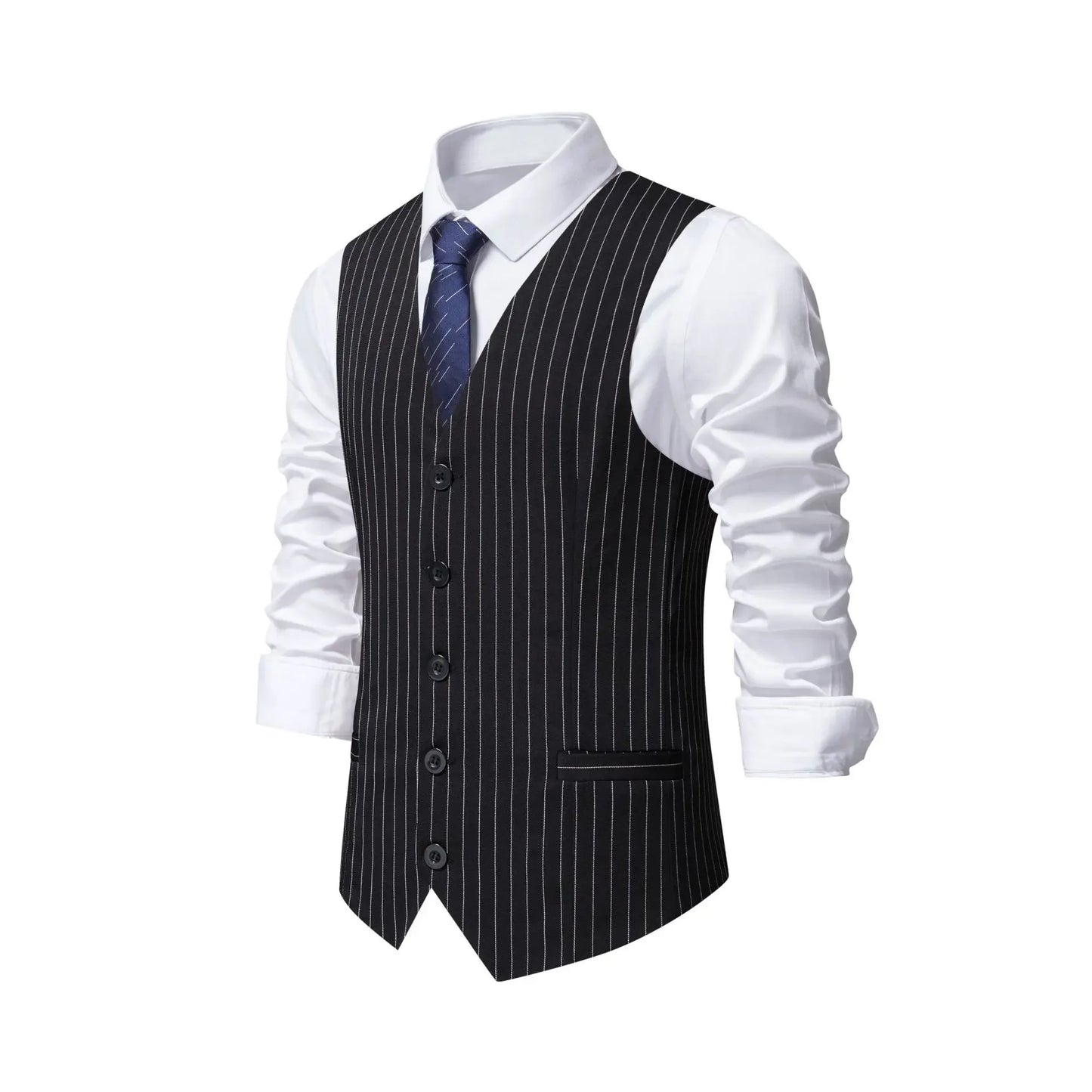 Men Plaid Sleeveless vest