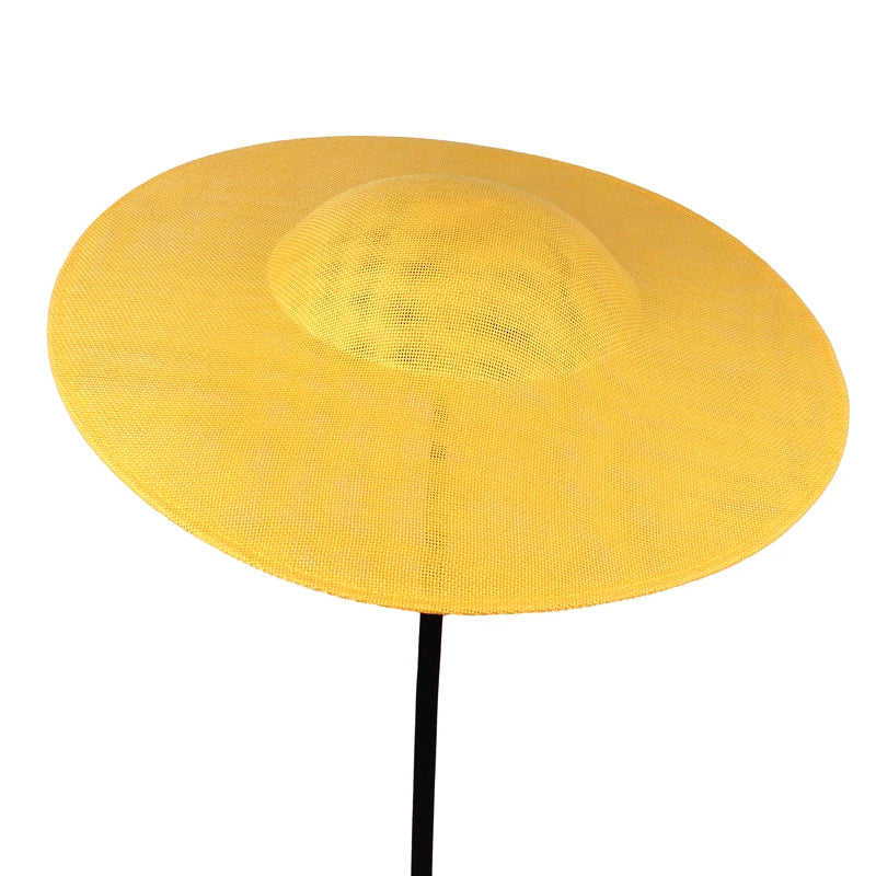 40CM Imitation Linen Fascinator Base – DIY Millinery Hat