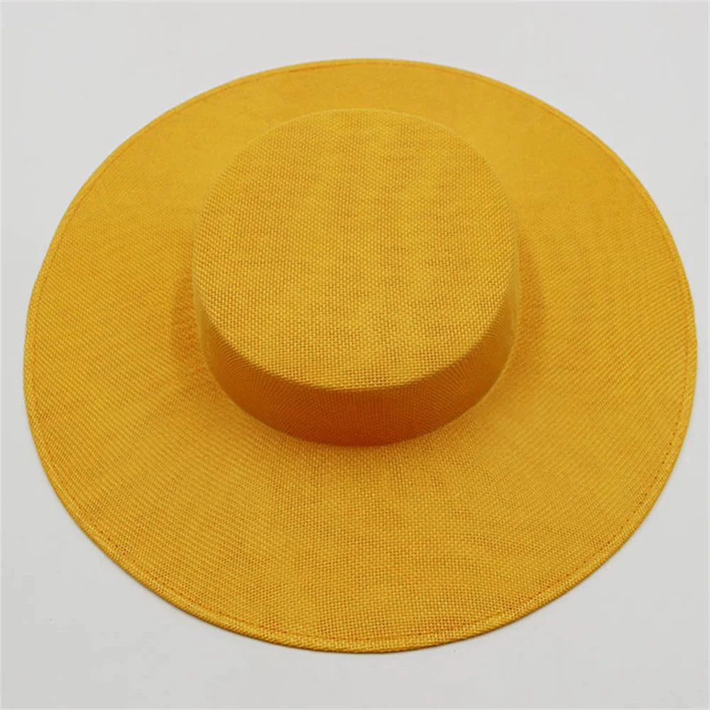 31CM Marron Pillbox Fascinator Base – DIY Wedding Millinery Hat