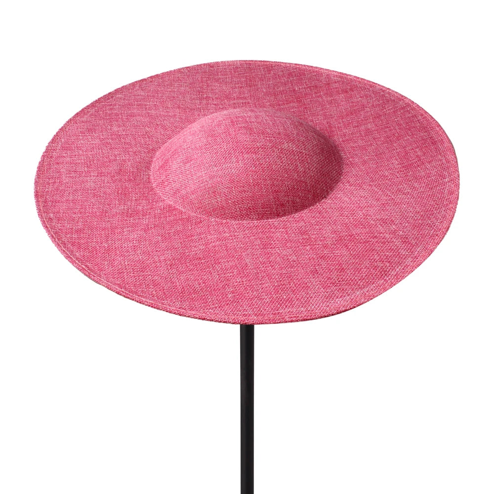 40CM Imitation Linen Fascinator Base – DIY Millinery Hat