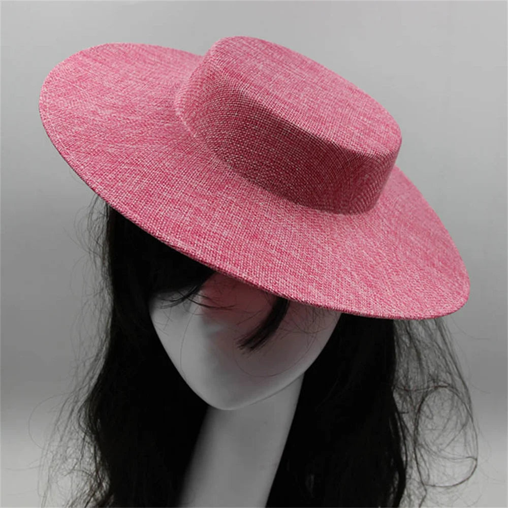 31CM Marron Pillbox Fascinator Base – DIY Wedding Millinery Hat