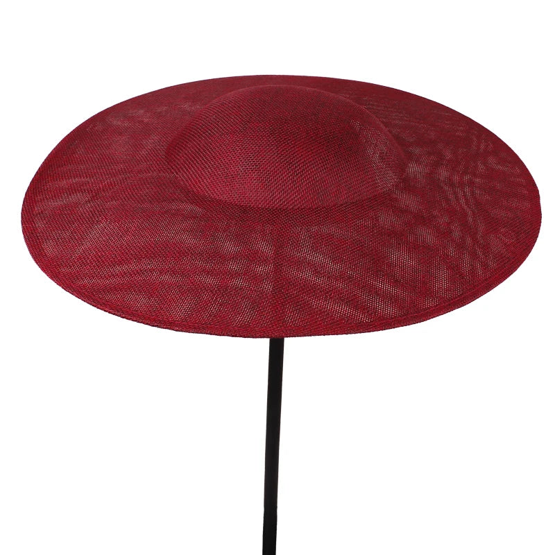 40CM Imitation Linen Fascinator Base – DIY Millinery Hat