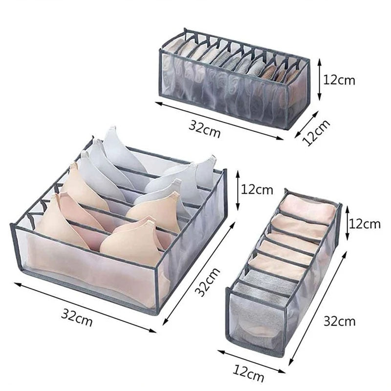 Underwear Drawer Organizer Storage Box Foldable Closet Organizers