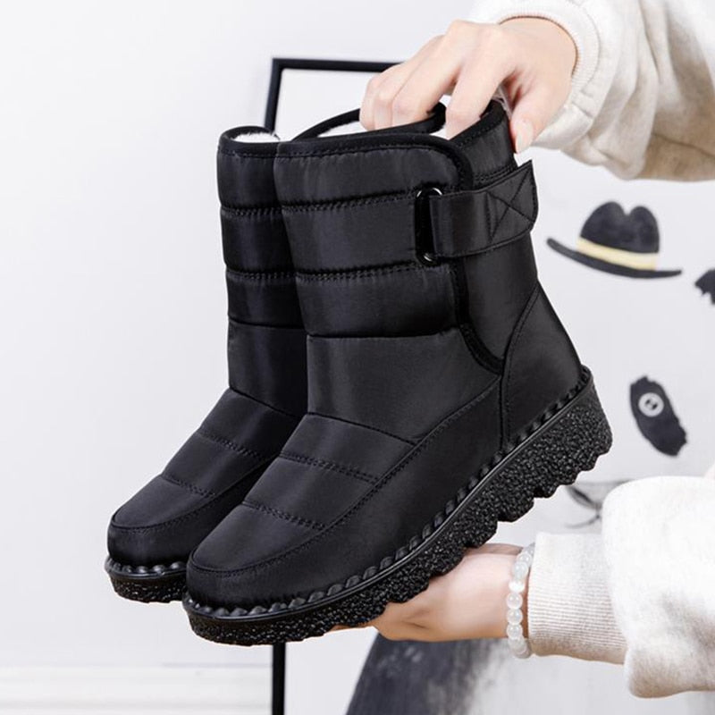 Warm Soft Flat Boots for Women
