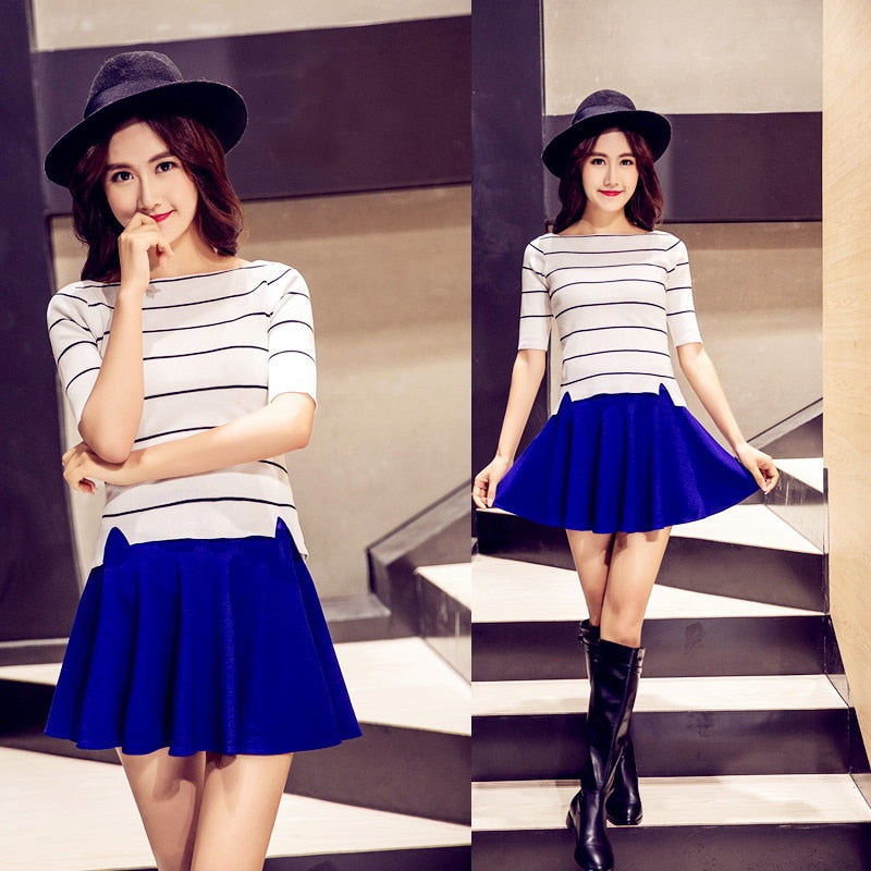 Pleated Mini Skirt for Female - Azahshopping