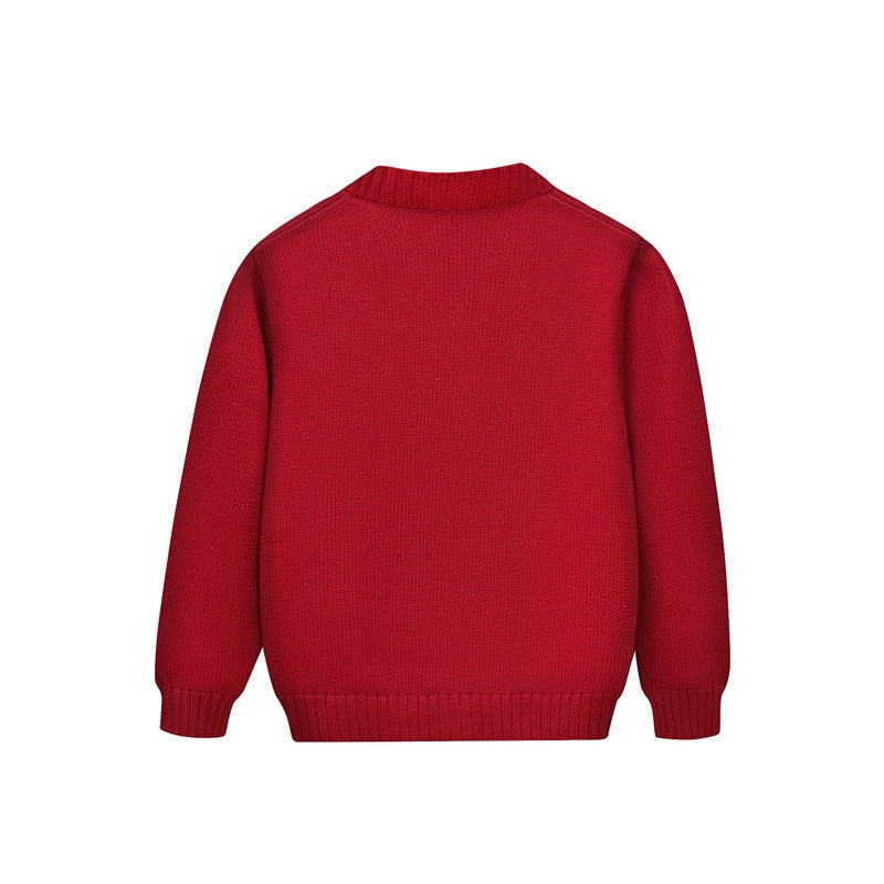 Double Breasted Knitted Cardigan for Boys