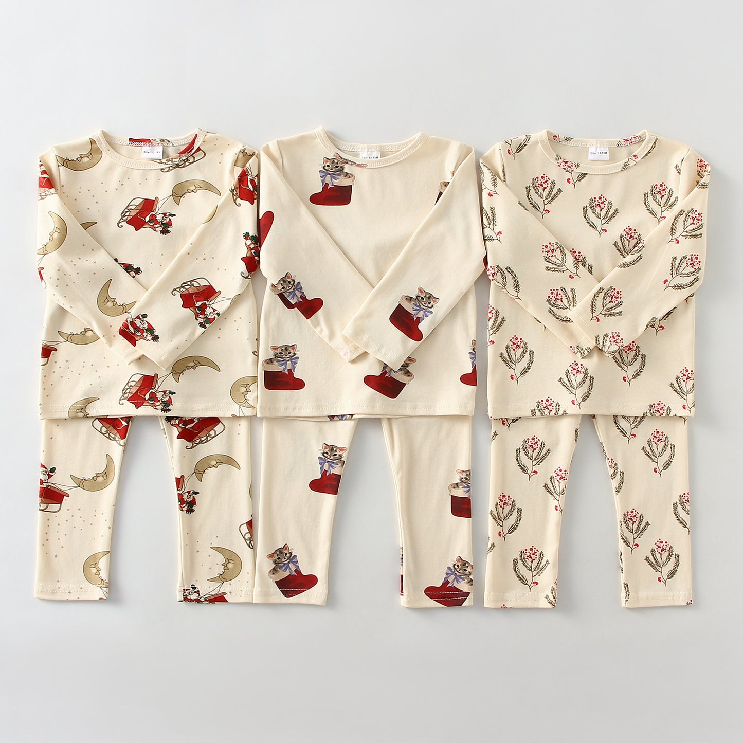 Costume Long Sleeve Children Sleepwear Pajamas Sets