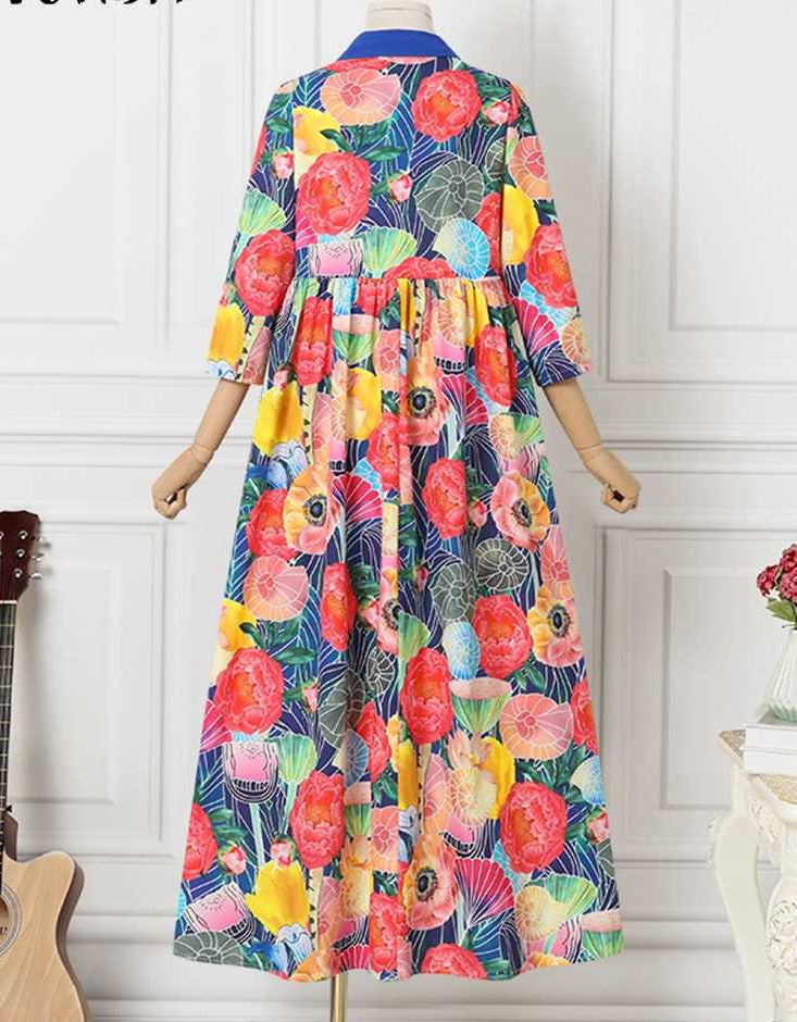 Flower Printed Summer Sundress
