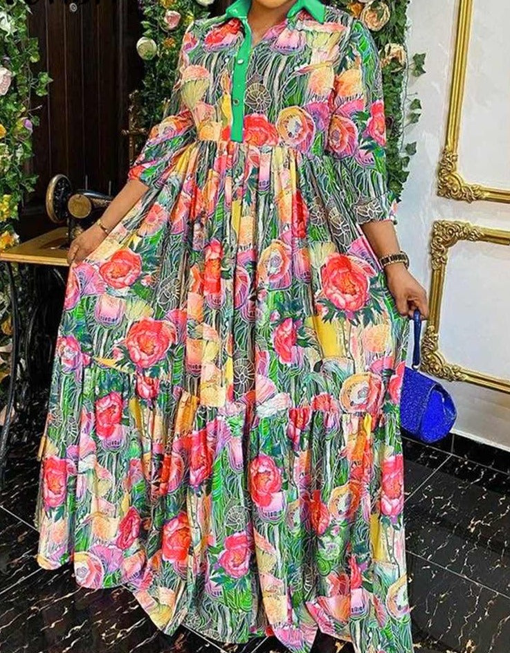 Flower Printed Summer Sundress