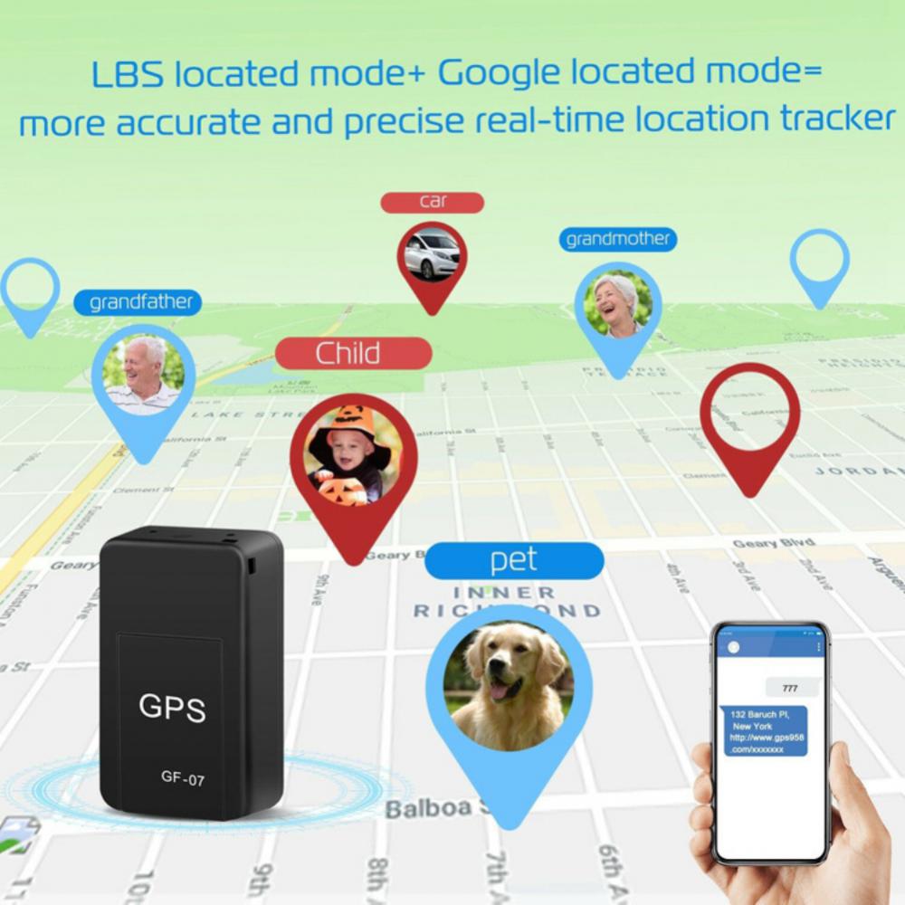 Gf-07 Magnetic Car Tracker Gps Positioner Real Time Tracking Magnet Adsorption - Smart Activity Trackers