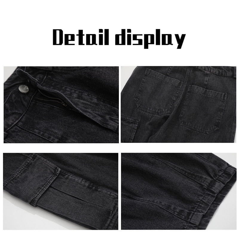 Wide Leg Baggy Denim Pants