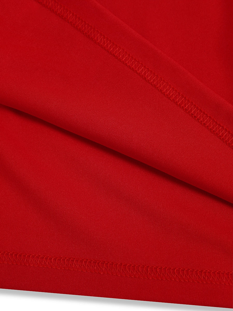 Two Piece Color-lump Tracksuit Pants Set