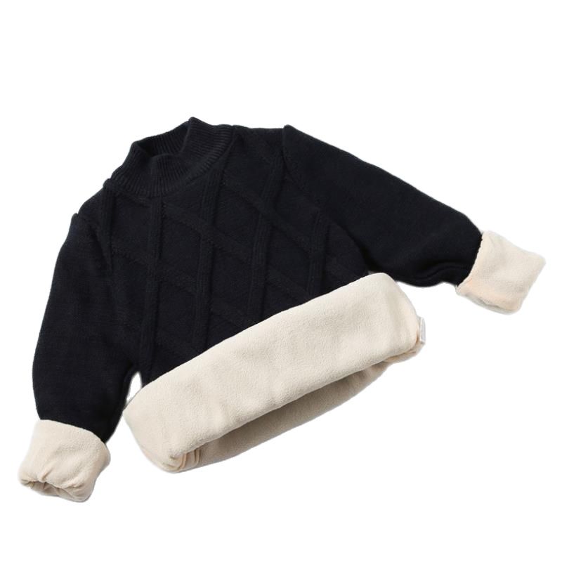 Knitted Loose jacket child tops