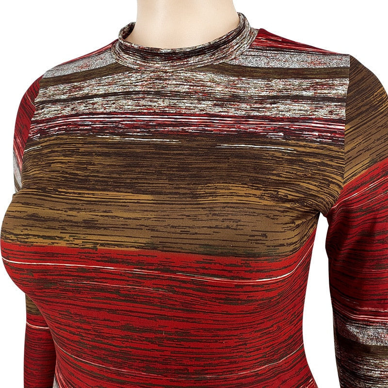 Patchwork Maxi Dress for Women - Azahshopping