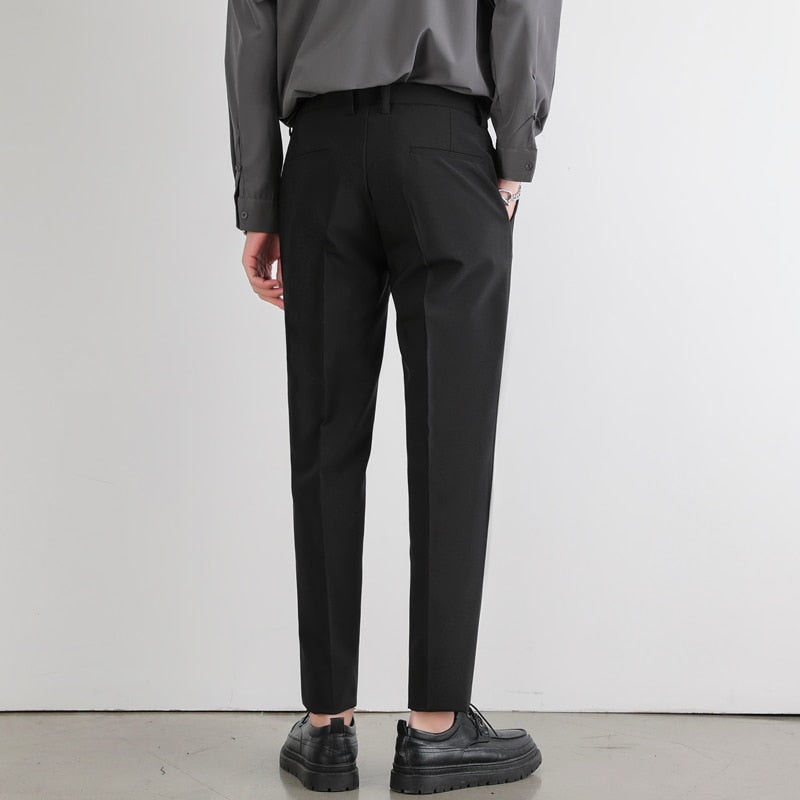Waist Soft Formal Suit Pants for Men