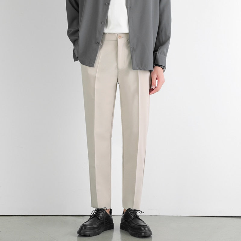Waist Soft Formal Suit Pants for Men