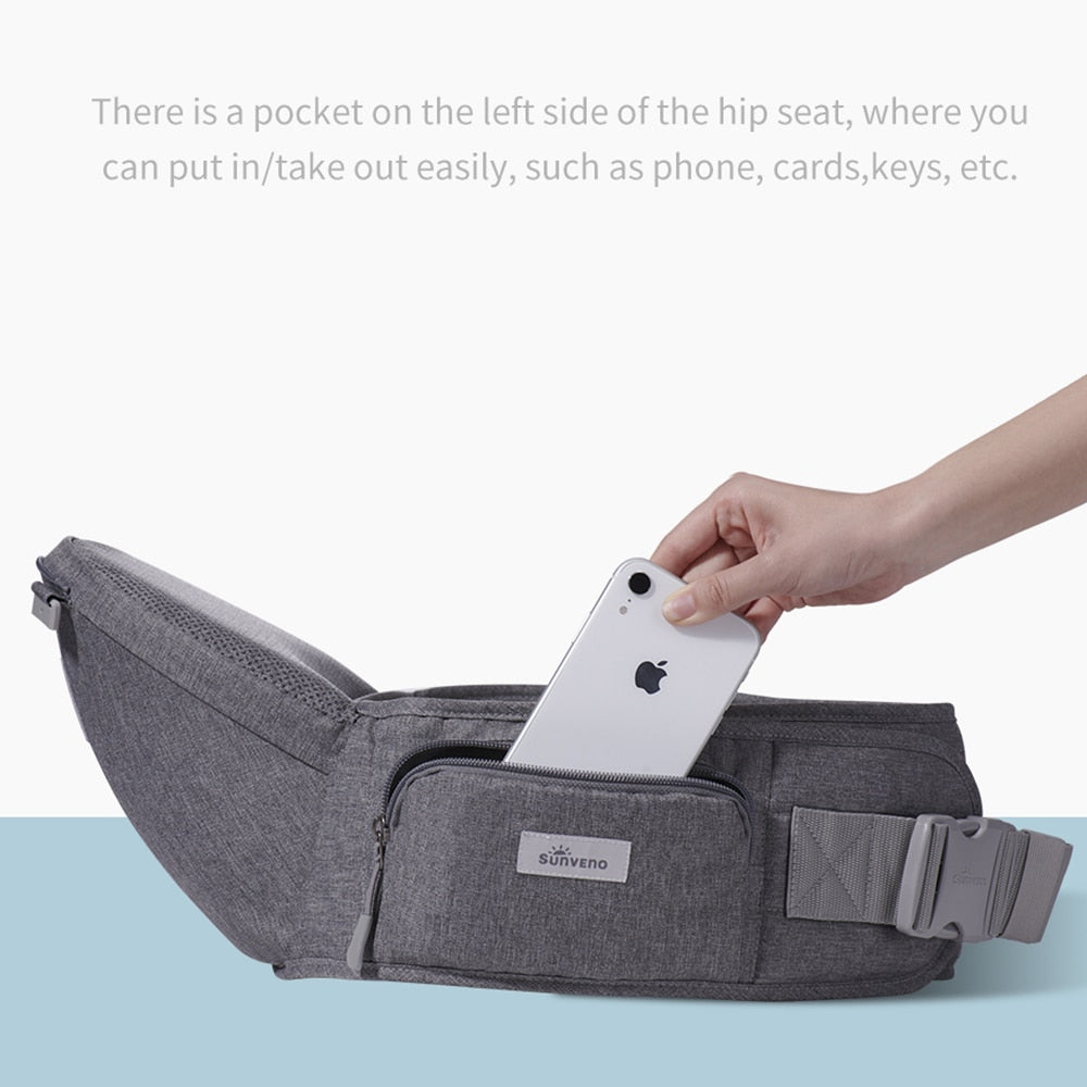 Sunveno Baby Carrier Infant Hip Seat Carrier Bebe Kangaroo Sling for Newborns Backpack Carrier