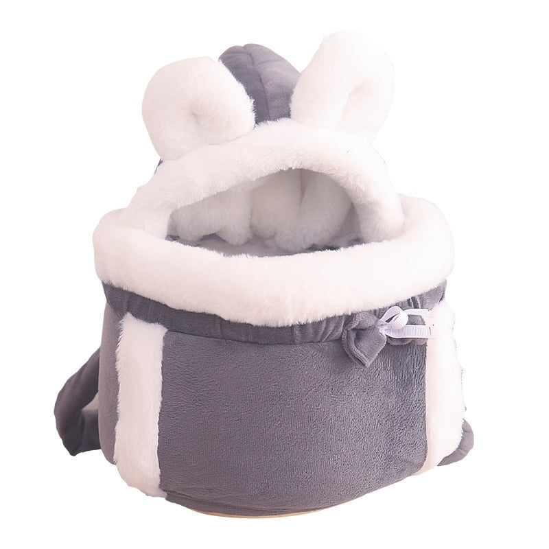Winter Plush Pets Cage For Outdoor Travel