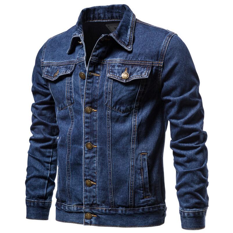 Men Light Blue Denim Jackets