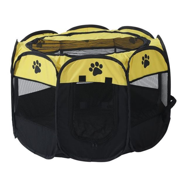 Portable Folding Pet Tent Dog House Octagonal Cage For Cat Tent Playpen Puppy