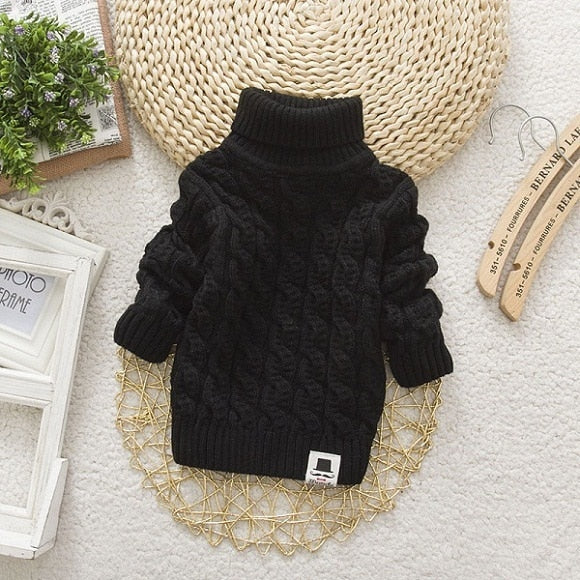 Tricots Turtleneck Pullover Baby Winter Sweaters