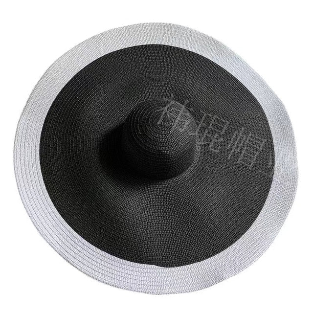 70cm Oversized Wide Brim Sun Hat Travel Large