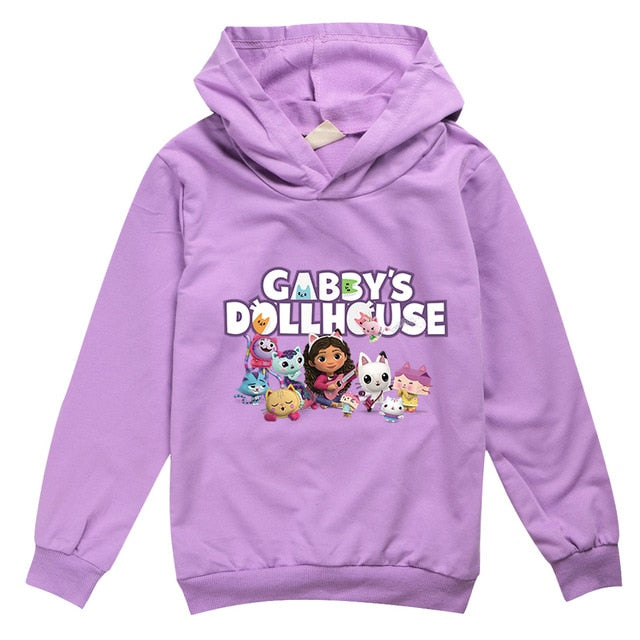 Gabbys Dollhouse Long Sleeve Hoodies