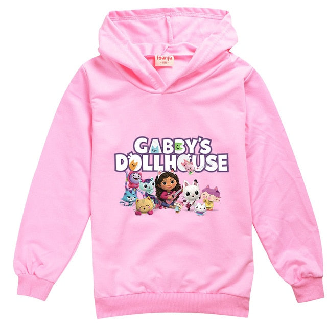 Gabbys Dollhouse Long Sleeve Hoodies