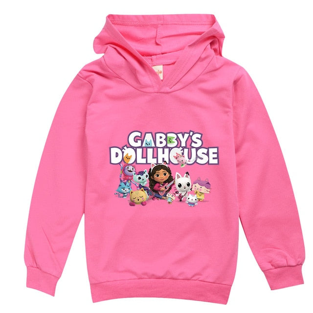 Gabbys Dollhouse Long Sleeve Hoodies