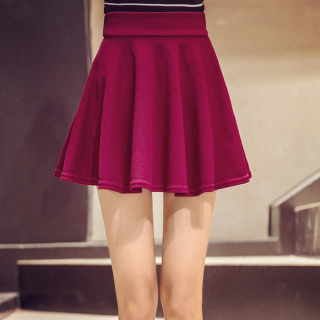 Pleated Mini Skirt for Female - Azahshopping