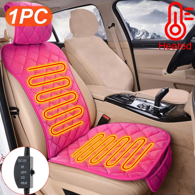 Plush Car Seat Cover Set Universal