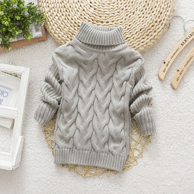 Tricots Turtleneck Pullover Baby Winter Sweaters