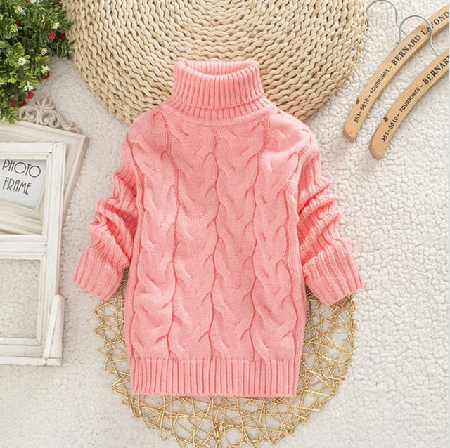 Tricots Turtleneck Pullover Baby Winter Sweaters