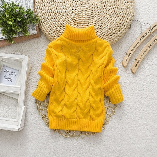 Tricots Turtleneck Pullover Baby Winter Sweaters