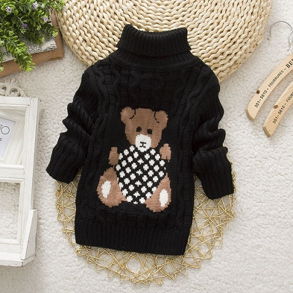 Tricots Turtleneck Pullover Baby Winter Sweaters