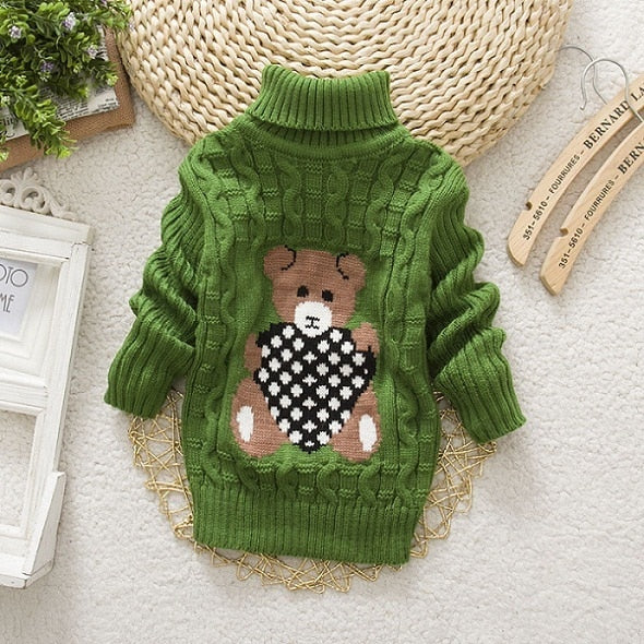 Tricots Turtleneck Pullover Baby Winter Sweaters