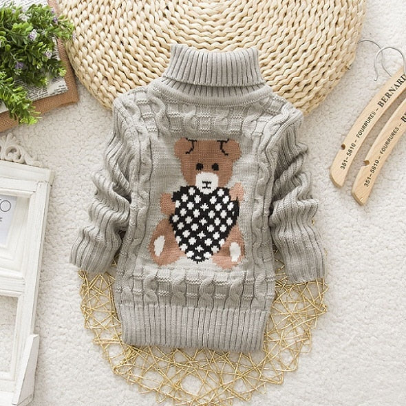 Tricots Turtleneck Pullover Baby Winter Sweaters