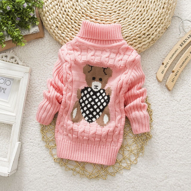 Tricots Turtleneck Pullover Baby Winter Sweaters