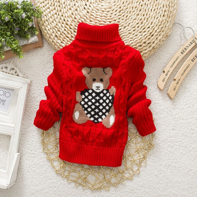 Tricots Turtleneck Pullover Baby Winter Sweaters