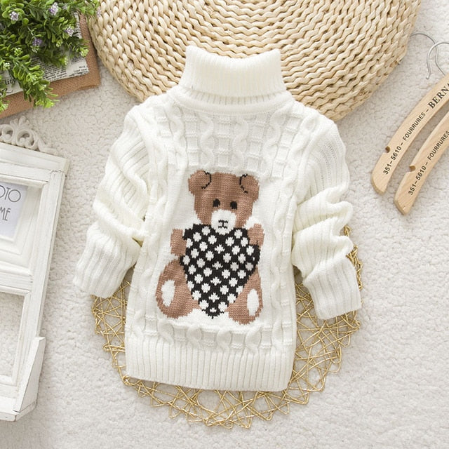 Tricots Turtleneck Pullover Baby Winter Sweaters