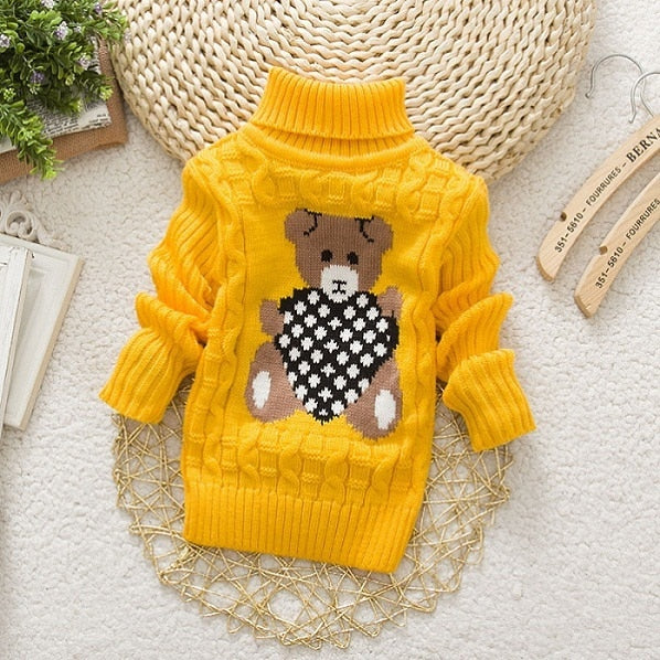 Tricots Turtleneck Pullover Baby Winter Sweaters