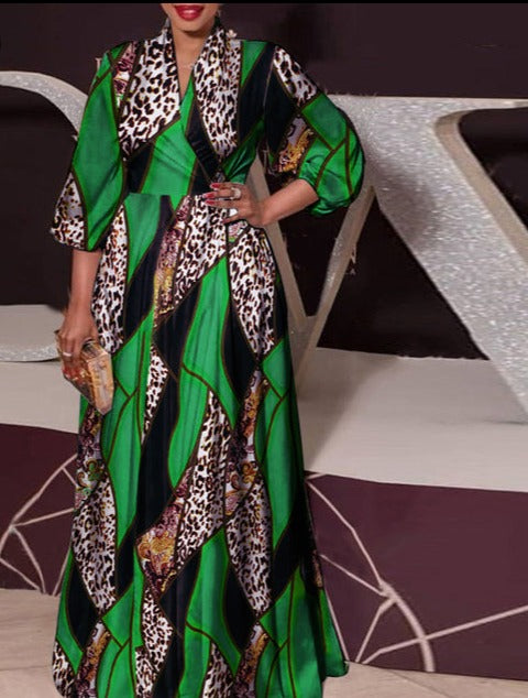 Fashion Autumn Maxi Dress - Azahshopping