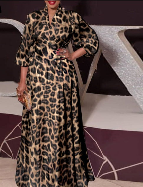 Fashion Autumn Maxi Dress - Azahshopping